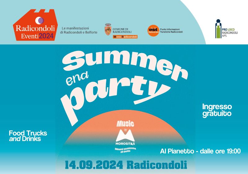 Summer end party 14 settembre 2024